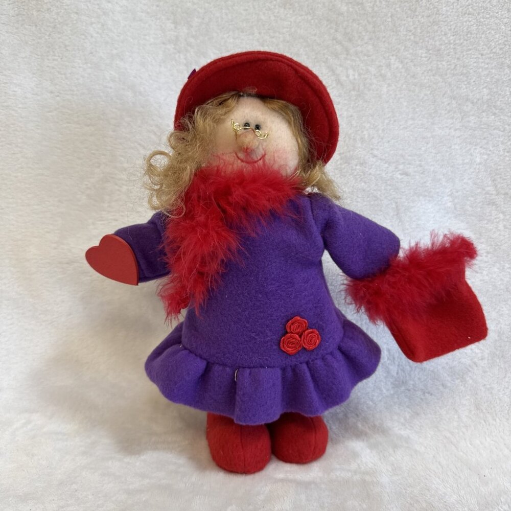 Red Hat Society Lady Plush‎ Standing Decor